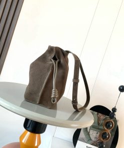 Loewe Flamenco: Bolso de Mano Réplica 1:1 de Alta Gama con Cuero Auténtico 1155038524 - side view