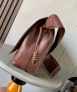 Bolso Loewe Flamenco Satchel Réplica 1:1 de Piel Auténtica con Envío Rápido 1154275449 - side view